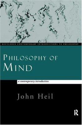 Philosophy of Mind : A Contemporary Introduction 0415130603 Book Cover