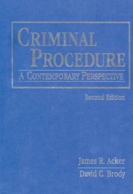 Criminal Procedure: A Contemporary Perspective 0763731692 Book Cover