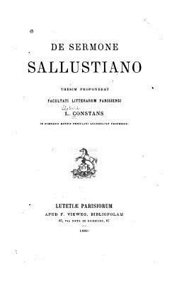 De sermone Sallustiano [Latin] 1523431075 Book Cover