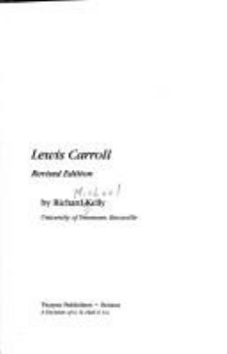 Lewis Carroll, Revised Edition 0805769889 Book Cover