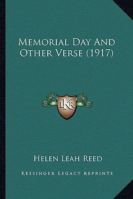 Memorial Day And Other Verse (1917) 1163881562 Book Cover