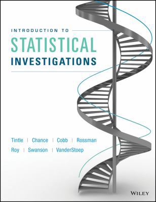 Introduction to Statistical Investigations, 1e ... 1119230586 Book Cover