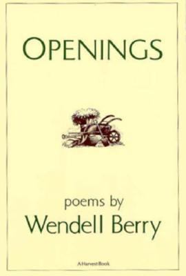 Openings: Poems 0156700123 Book Cover
