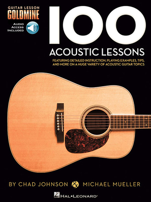 100 Acoustic Lessons Book/Online Audio 1423498828 Book Cover