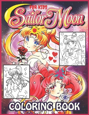 Paperback Sailor Moon: Coloring Book for Kids and Adults with Fun, Easy, and Relaxing Book