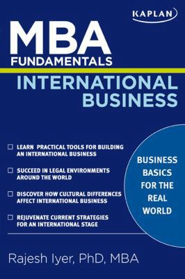 MBA Fundamentals International Business (Kaplan... 1427798443 Book Cover