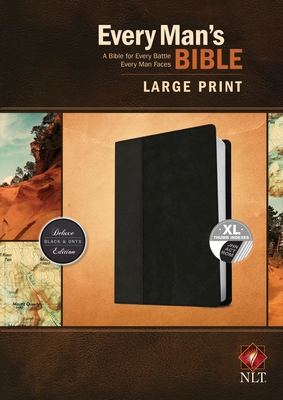 Every Man's Bible NLT, Large Print, Tutone [Large Print] 1496433572 Book Cover
