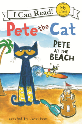 Pete the Cat: Pete at the Beach B0GN235M1G Book Cover