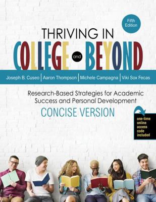 Thriving in College and Beyond: Research-Based ... 1524990000 Book Cover