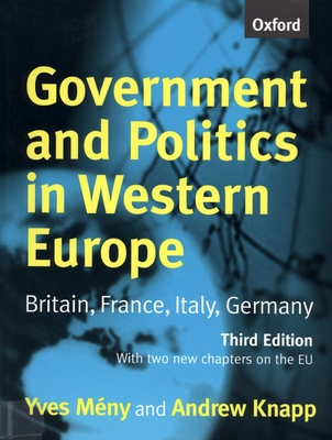 Government and Politics in Western Europe: Brit... 0198782217 Book Cover