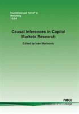 Causal Inferences in Capital Markets Research 1680831607 Book Cover