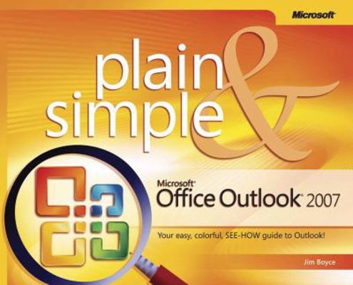 Microsoft Office Outlook 2007 Plain & Simple 0735622949 Book Cover