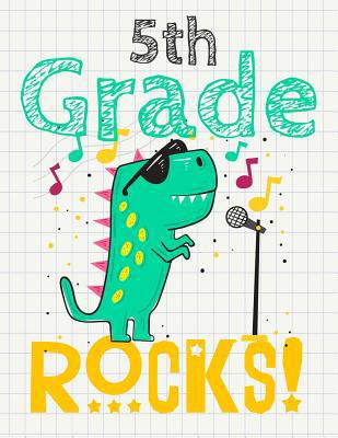 5th Grade Rocks!: Funny Back To School notebook... 1073713296 Book Cover