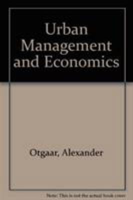 Urban Management and Economics 0415676711 Book Cover