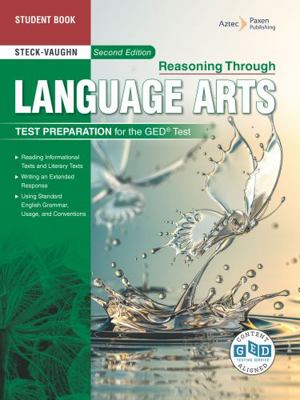 Paperback Steck-Vaughn Test Preparation for the GED? Test: Reasoning Through Language Arts Student Edition, Second Edition Book