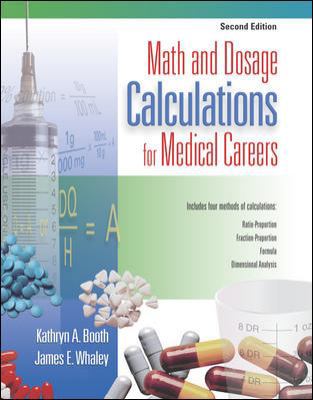 Math and Dosage Calculations for Medical Careers 0073018953 Book Cover