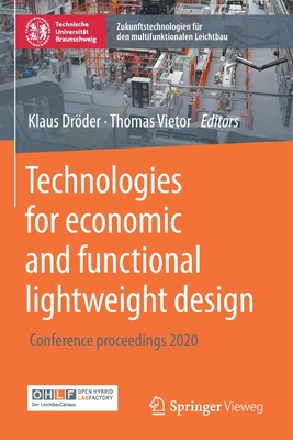 Technologies for Economic and Functional Lightw... 3662629267 Book Cover