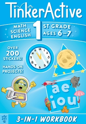 Tinkeractive 1st Grade 3-In-1 Workbook: Math, S... 125088473X Book Cover