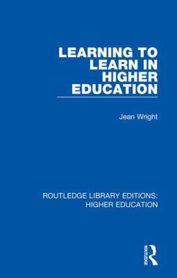 Learning to Learn in Higher Education 113833720X Book Cover