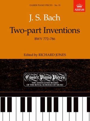 Two-Part Inventions: Bwv 772-786 1854723154 Book Cover