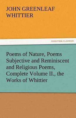 Poems of Nature, Poems Subjective and Reminisce... 3842471637 Book Cover