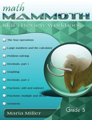 Math Mammoth Grade 5 Skills Review Workbook 1954358334 Book Cover