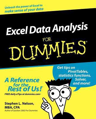 Excel Data Analysis for Dummies 0764516612 Book Cover