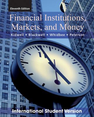 Financial Institutions, Markets and Money. 0470646195 Book Cover