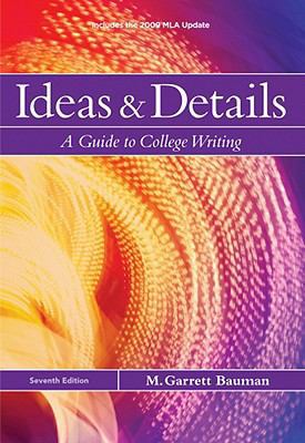 Ideas & Details, 2009 MLA Update Edition (2009 ... 0495801992 Book Cover