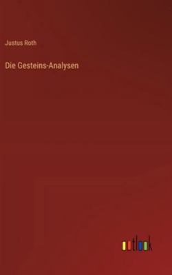 Die Gesteins-Analysen [German] 3368381237 Book Cover