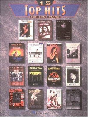 15 Top Hits for Easy Piano 0793557232 Book Cover