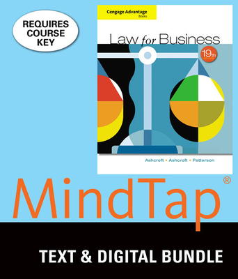 Bundle: Cengage Advantage Books: Law for Busine... 1305939093 Book Cover