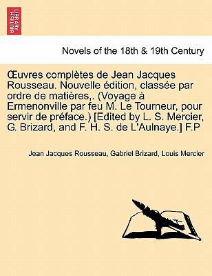 Uvres Completes de Jean Jacques Rousseau. Nouve... [French] 1241219893 Book Cover