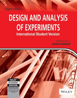 Design And Analysis Of Experiments Internationa... B01BJYCS6E Book Cover