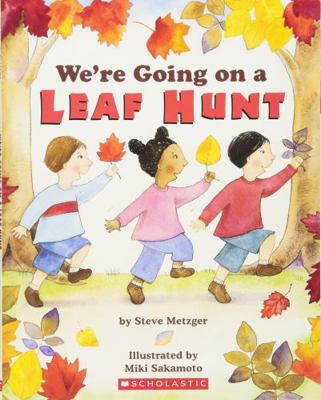 We're Going on a Leaf Hunt (Big Book) 0439819830 Book Cover