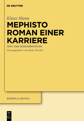 Mephisto. Roman einer Karriere [German] 3110281767 Book Cover