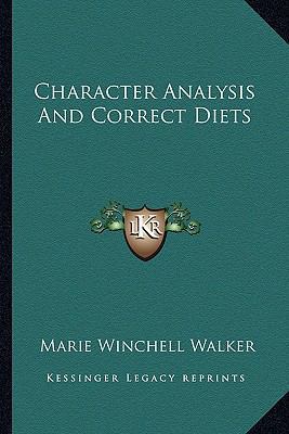 Character Analysis And Correct Diets 1162960582 Book Cover