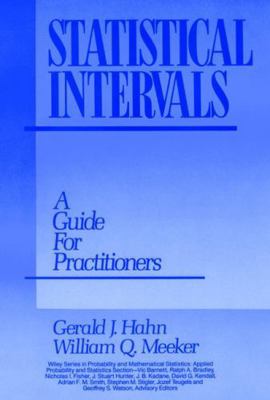Statistical Intervals 0471887692 Book Cover