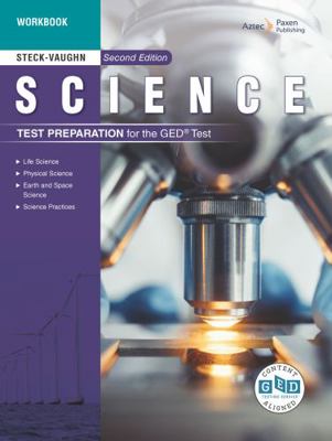 Paperback Steck-Vaughn Test Preparation for the GED? Test: Science Student Workbook, Second Edition Book