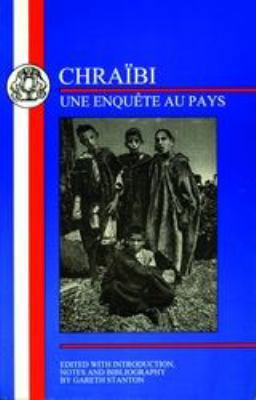 Chraibi: l'Enquête Au Pays 1853995444 Book Cover