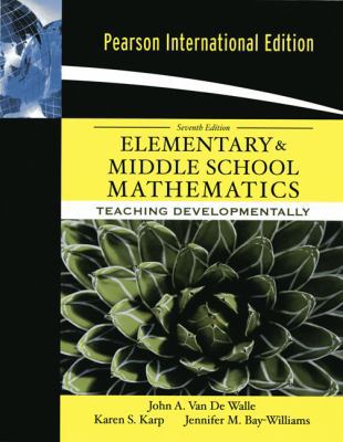 Elementary and Middle School Mathematics: Teach... 020569005X Book Cover