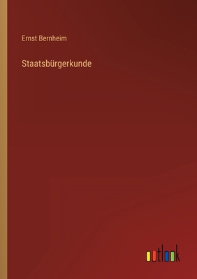 Staatsbürgerkunde [German] 3368442449 Book Cover