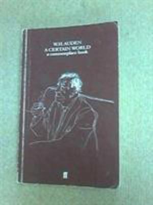 A Certain World: A Commonplace Book 0571119409 Book Cover