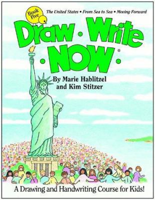 Draw Write Now Book 5: The United States, from ... 0963930753 Book Cover