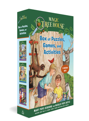 Magic Tree House Box of Puzzles, Games, and Act... 0593373111 Book Cover