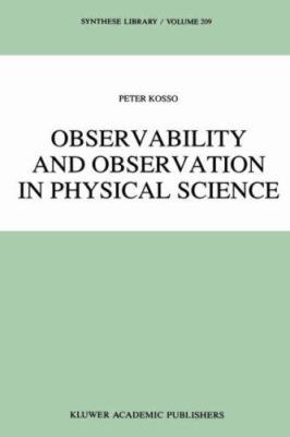 Observability and Observation in Physical Science 079230389X Book Cover