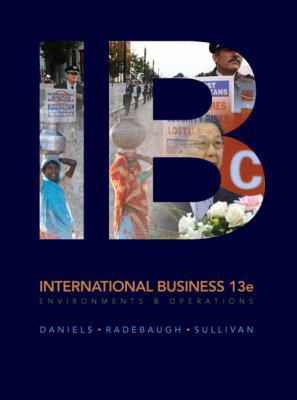 International Business: Environments and Operat... 013212842X Book Cover