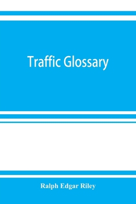 Traffic glossary 9353922038 Book Cover