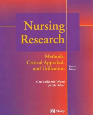 Nursing Research: Methods, Critical Appraisal, ... 0815123906 Book Cover