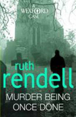 Murder Being Once Done 009953486X Book Cover